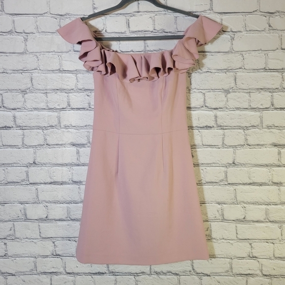 SZ 0 French Connection pink mini dress - Picture 2 of 10